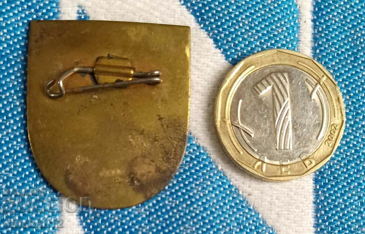 Auction Old sign. 1300 years Bulgaria Coat of arms Shumen Auction Old sign. 1300 years Bulgaria Coat of arms Shumen