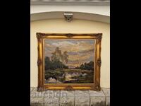 Top unique antique oil painting on canvas
