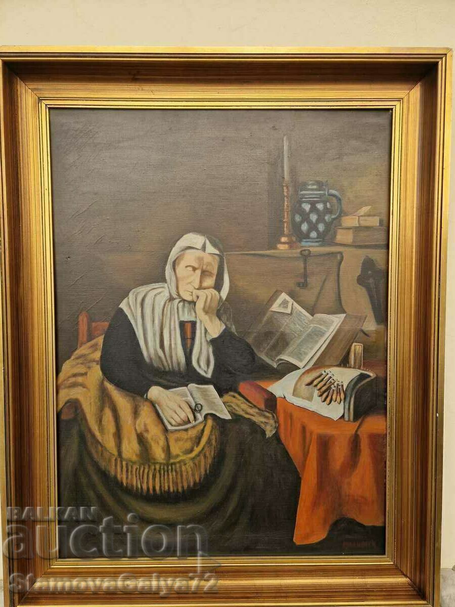 Δημοπρασία Υπέροχη αντίκα βελγική ζωγραφική με λάδι σε καμβά Δημοπρασία Υπέροχη αντίκα βελγική ζωγραφική με λάδι σε καμβά