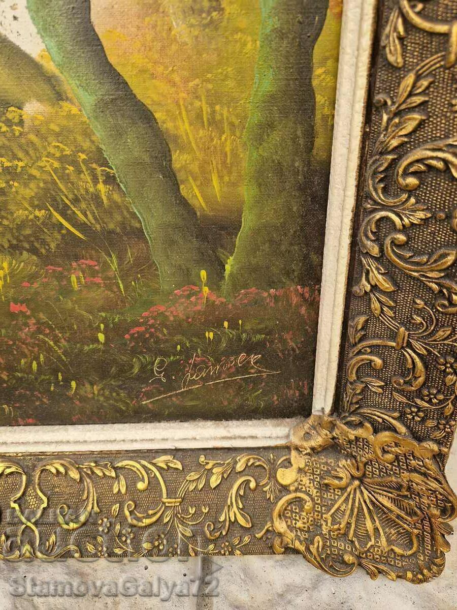 Old large antique Dutch oil painting - 7 Old large antique Dutch oil painting - 7