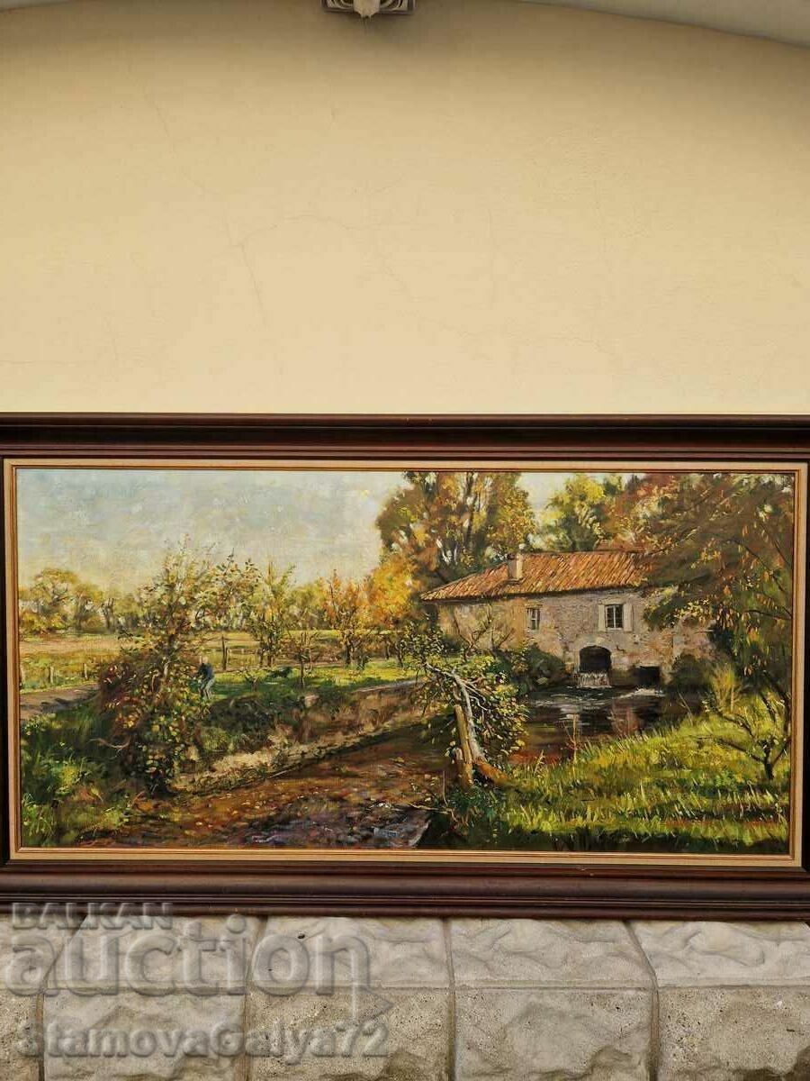 Licitație O pictură în ulei franceză antică excepțională