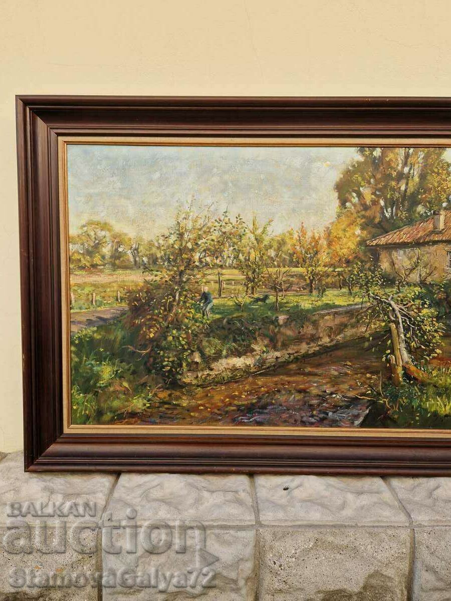 O pictură în ulei franceză antică excepțională - 6