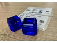 432.15 carat GOGTL Certified Tanzanite Cube Set