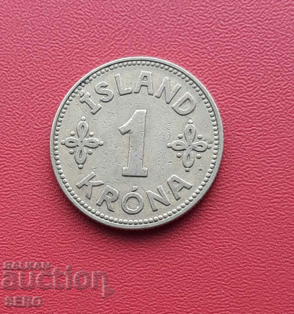 Исландия-1 крона 1940