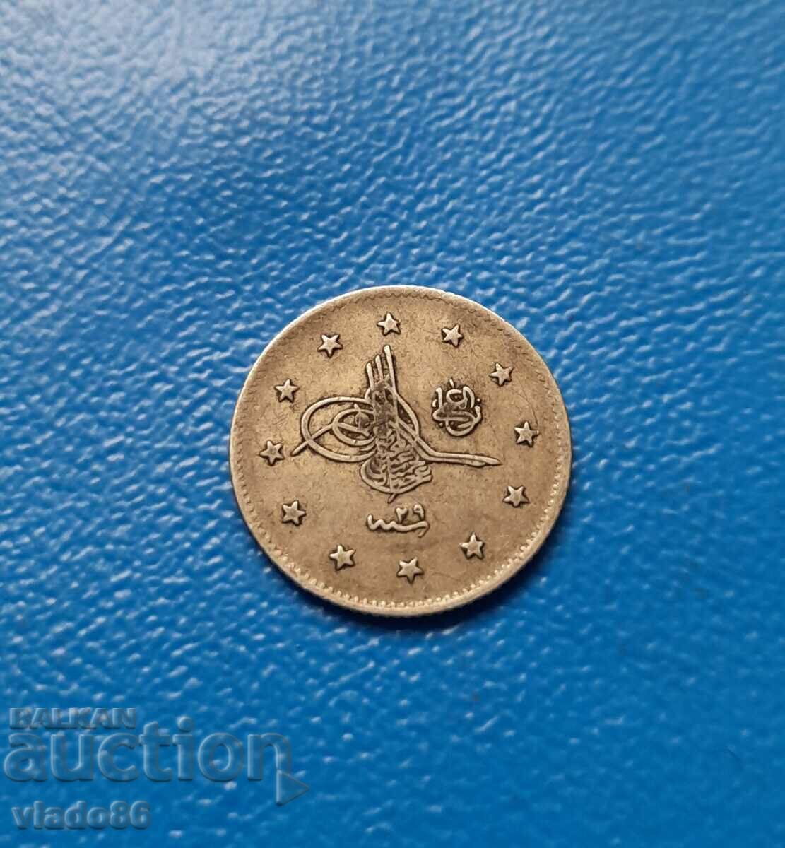 Moneda otomană de argint 2 kurusha