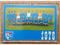 Calendar Levski în Holder 1976 Fotbal
