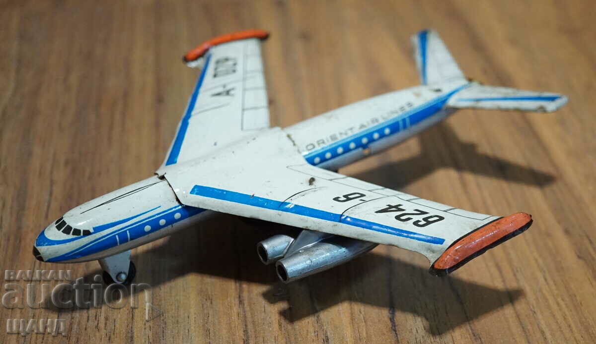 Παλιό γερμανικό μοντέλο αεροπλάνου παιχνίδι ORIENT AIR LINE