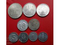Γερμανία-ΛΔΓ-παρτίδα 9 κέρματα