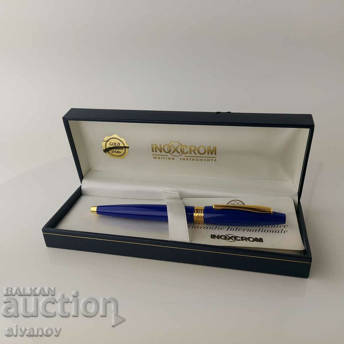Interesting INOXCROM Nautilus Spain pen in box #5575