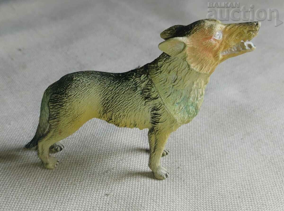 German Shepherd Collectible Figure & Hard Rubber