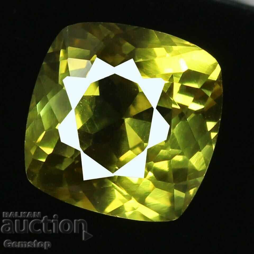BZC! 2.05 ct natural sapphire square cert. GDL of 1 st!
