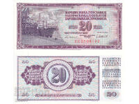 tino37- YUGOSLAVIA - 20 DINARS - 1981 - UNC