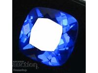 BZC! 1.90 ct natural tanzanite square cert. GDL from 1 st!