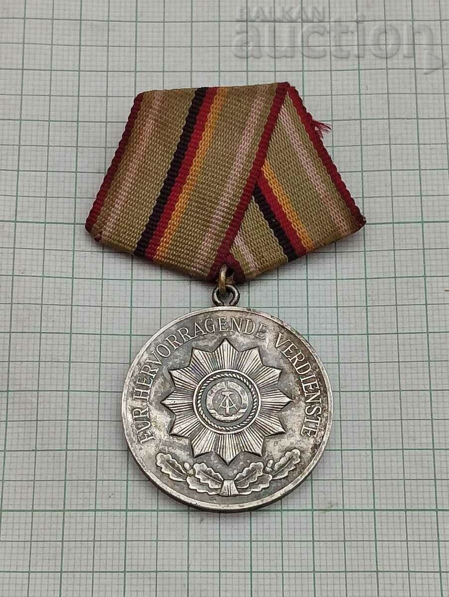 GDR FOR EXCELLENT SERVICE IN THE PEOPLE'S ARMY SILVER MEDAL