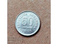 Argentina 50 centavos 1955 aUNC