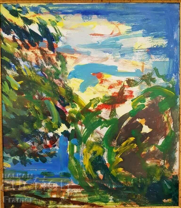 Auction VASIL IVANOV 1909-1975 Landscape Nature painting from the 1970s. Auction VASIL IVANOV 1909-1975 Landscape Nature painting from the 1970s.