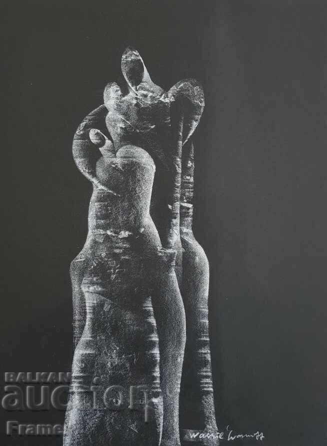 Auction VASIL IVANOV 1909-1975 Family work from the 1970s Auction VASIL IVANOV 1909-1975 Family work from the 1970s