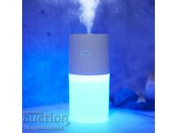 Luminous air humidifier diffuser for home, office and car