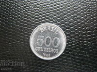 Бразилия   500  крузейро  1986