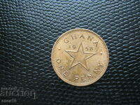 Ghana 1 penny 1958