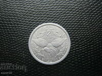 Нова  Каледония  2  франк  1977