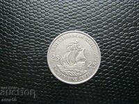Brit. Caribbean States 25 cents 1989