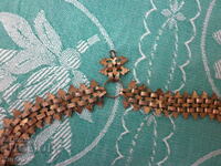 Ornament de bijuterii vechi 2 piese 50 cm