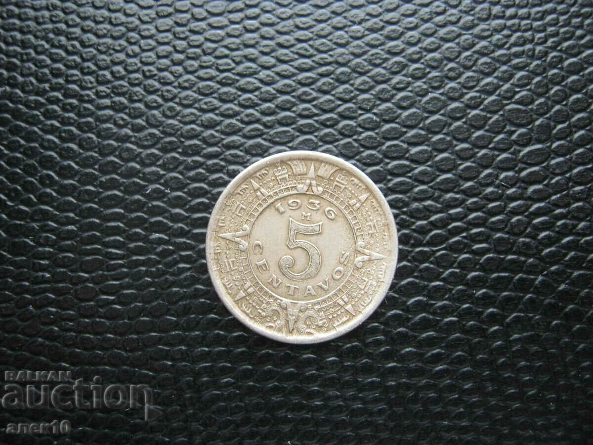Μεξικό 5 centavos 1936