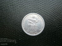pr. Polinezia 1 franc 1965
