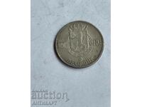 monedă de argint 100 franci Belgia 1949 argint 18 ani 835