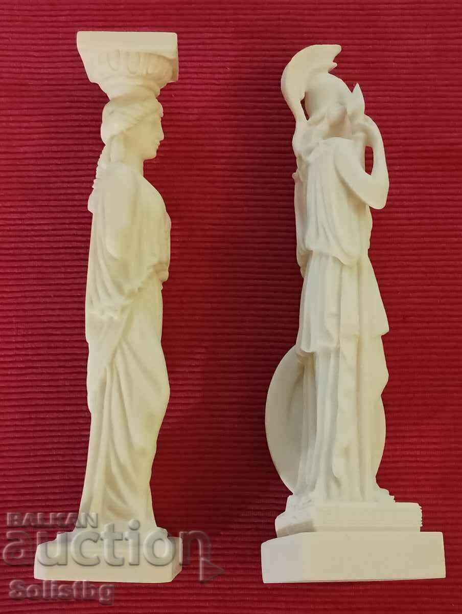 Delivery of Two ancient Greek alabaster statuettes, Greece. Delivery of Two ancient Greek alabaster statuettes, Greece.