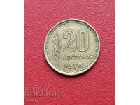 Argentina-20 centavos 1970