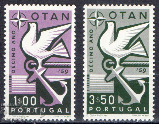 1960. Portugalia. a 10-a aniversare a NATO.