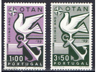 1960. Portugal. 10th anniversary of NATO.