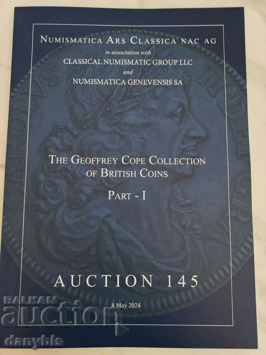 Numismatics - Auction catalog for vintage British coins