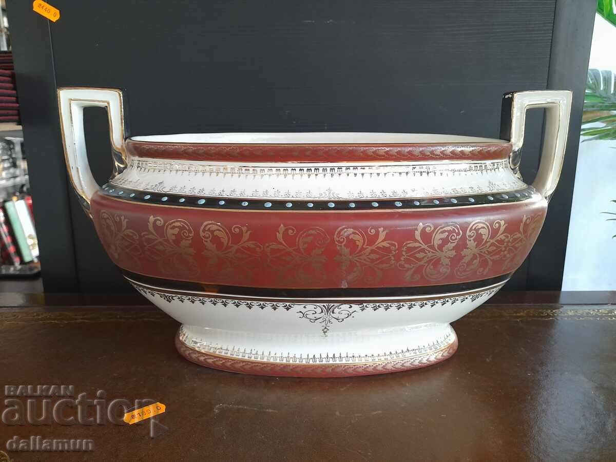 Antique porcelain bowl 40 cm with price 36.00 BGN | € 18.41 Antique porcelain bowl 40 cm with price 36.00 BGN | € 18.41
