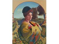 «Προσδοκία», πίνακας, Πλάμεν Οβτσάροφ, 78x60,5 εκ