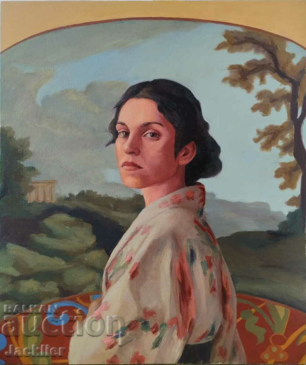 "Desire", painting, Plamen Ovcharov, 78x66cm