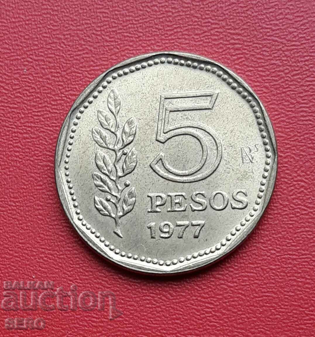 Argentina - 5 pesos 1977
