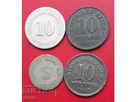 Германия-лот 4 монети