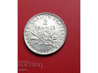 France-2 francs 1917