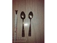 A set of USSR silver-plated figural teaspoons