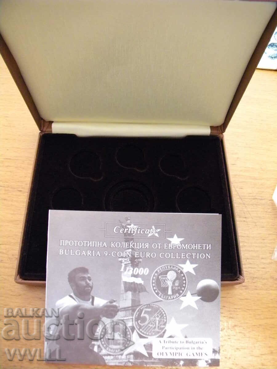 SET euro trial coins Bulgaria. 2004. + 5 euros. - 7