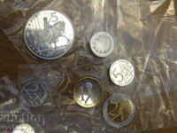 VIP silver SET euro trial coins Bulgaria. 2004. 50 pieces.