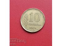 Argentina-10 centavos 1971
