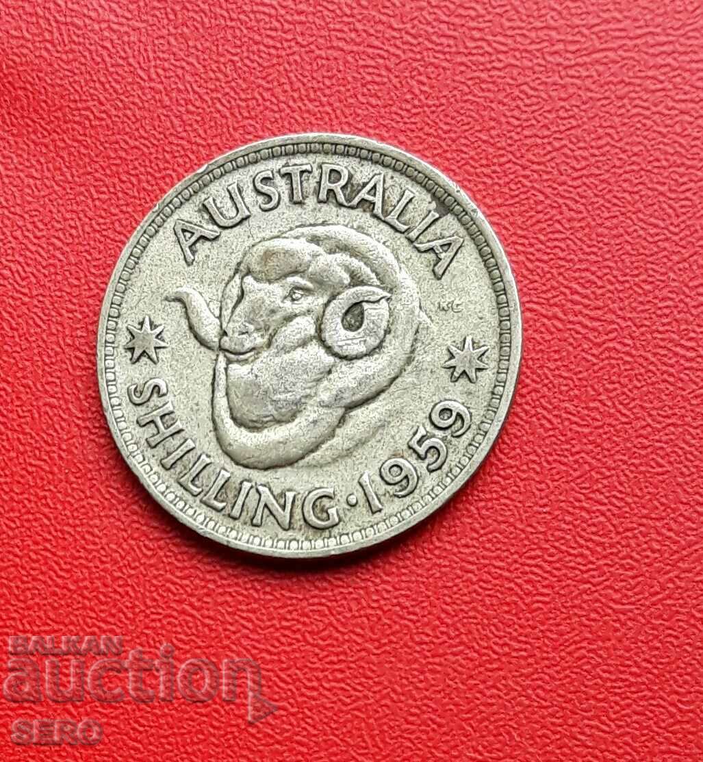 Australia-1 Shilling 1959