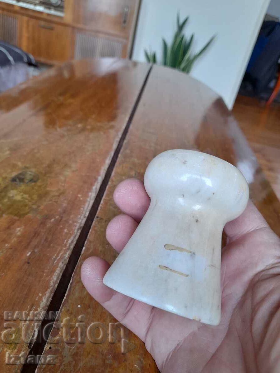 Old marble lighter holder - 6