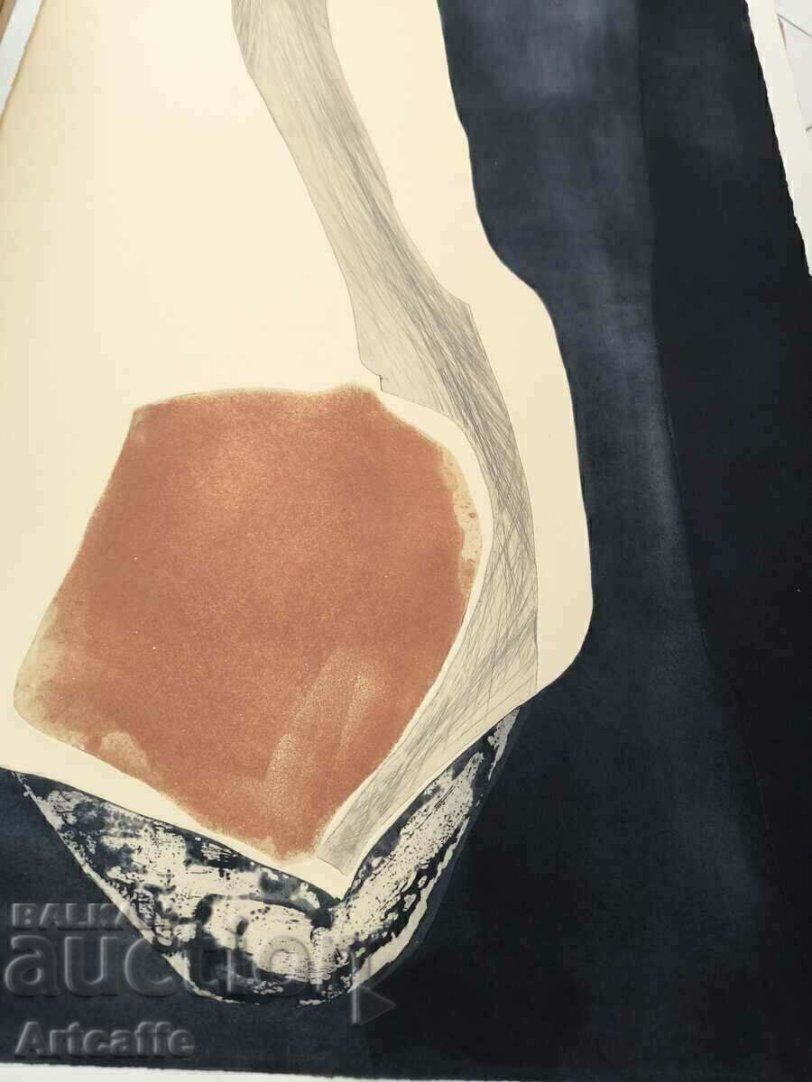 Delivery of Etching GILOU BRILLANT