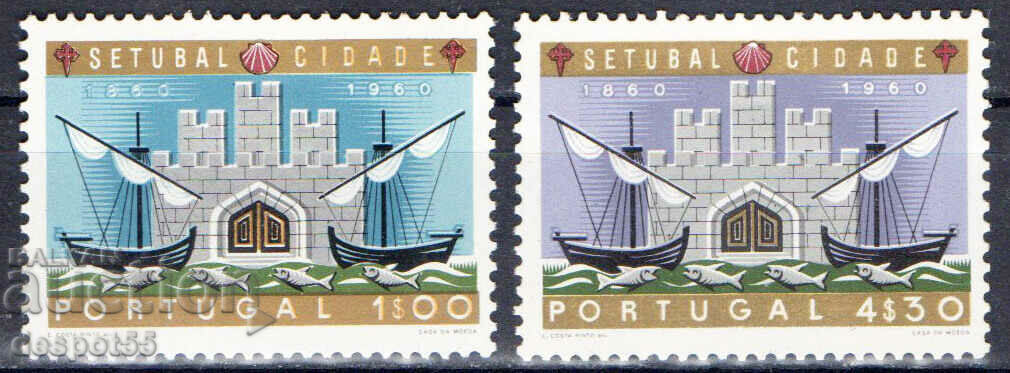 1960. Португалия. 100-годишнината на град Сетубал.