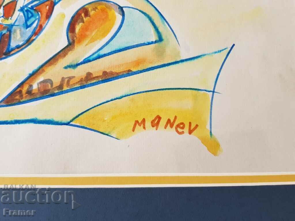 Auction Nikola Manev 1940-2018 Structure original work signed Auction Nikola Manev 1940-2018 Structure original work signed